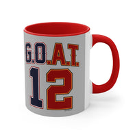 GOAT Split-Personality Accent Coffee Mug, 11oz - Chowdaheadz