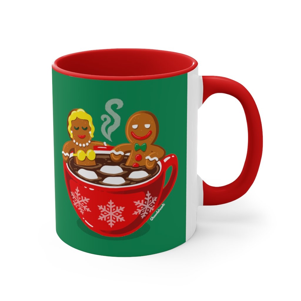 Gingerbread Hot Cocoa Tub Accent Coffee Mug, 11oz - Chowdaheadz