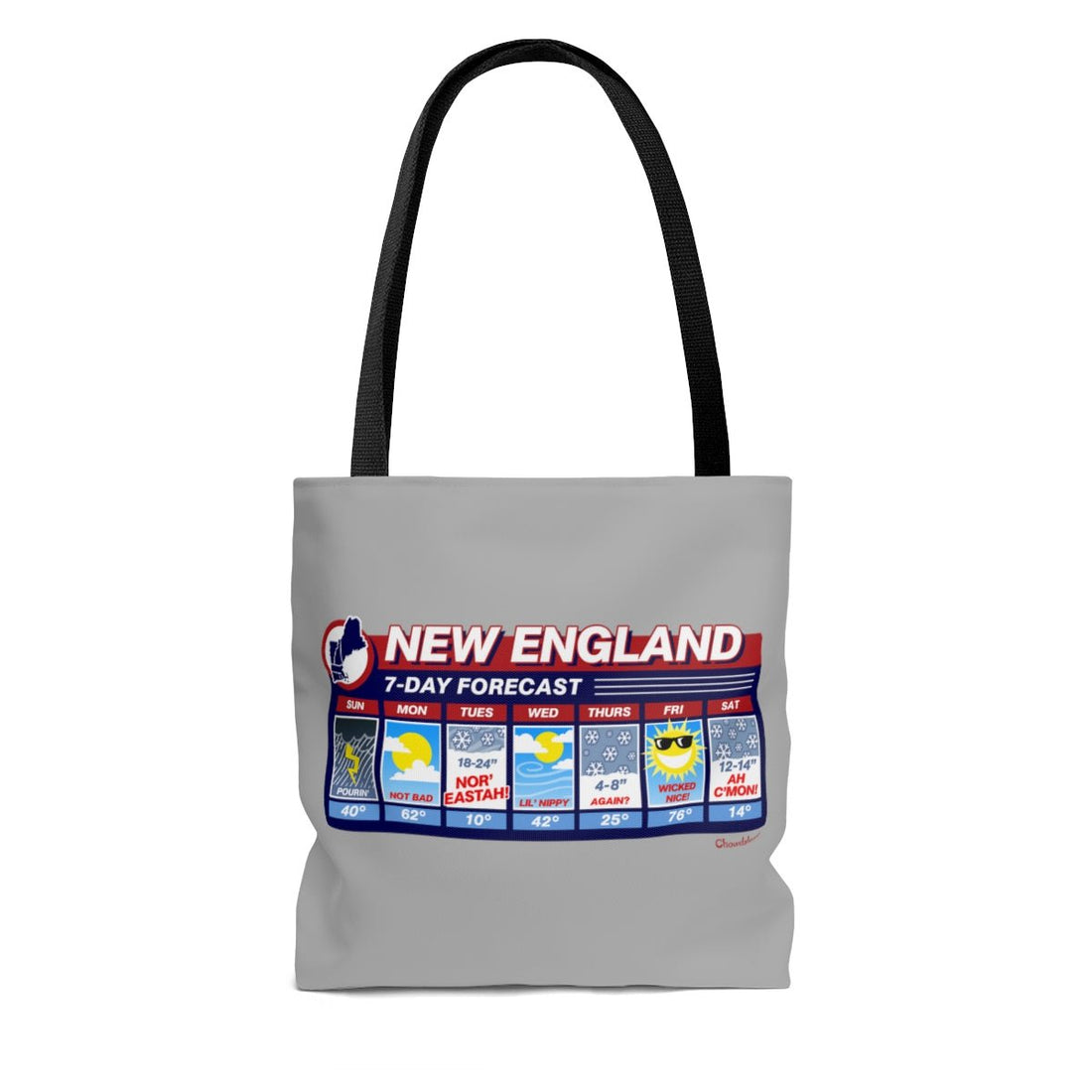 New England Weather Tote Bag - Chowdaheadz
