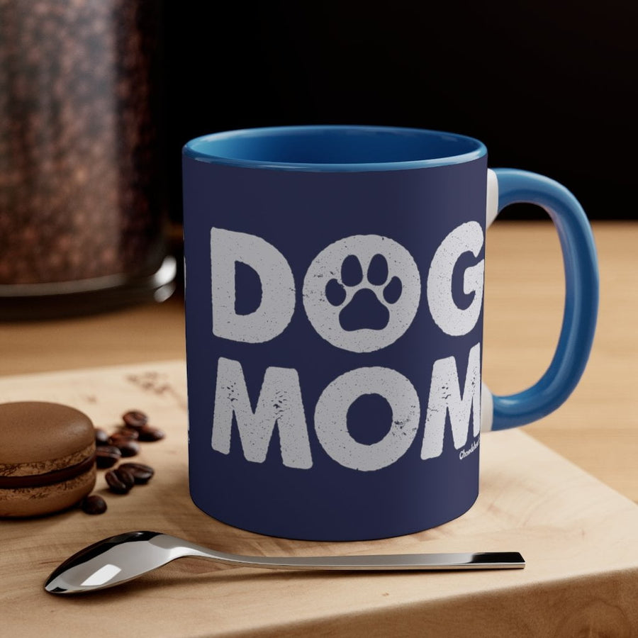 Dog Mom Accent Coffee Mug, 11oz - Chowdaheadz
