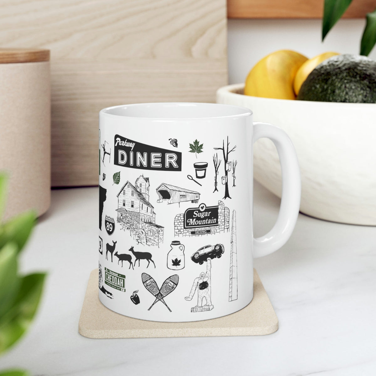 Vermont Tourist Attraction 11oz Coffee Mug - Chowdaheadz