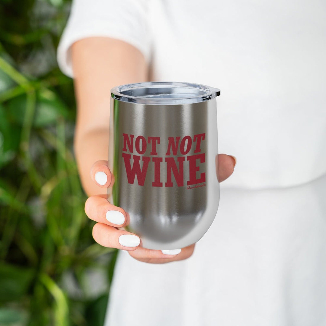 12 oz Stainless Steel Sublimation Wine Tumbler