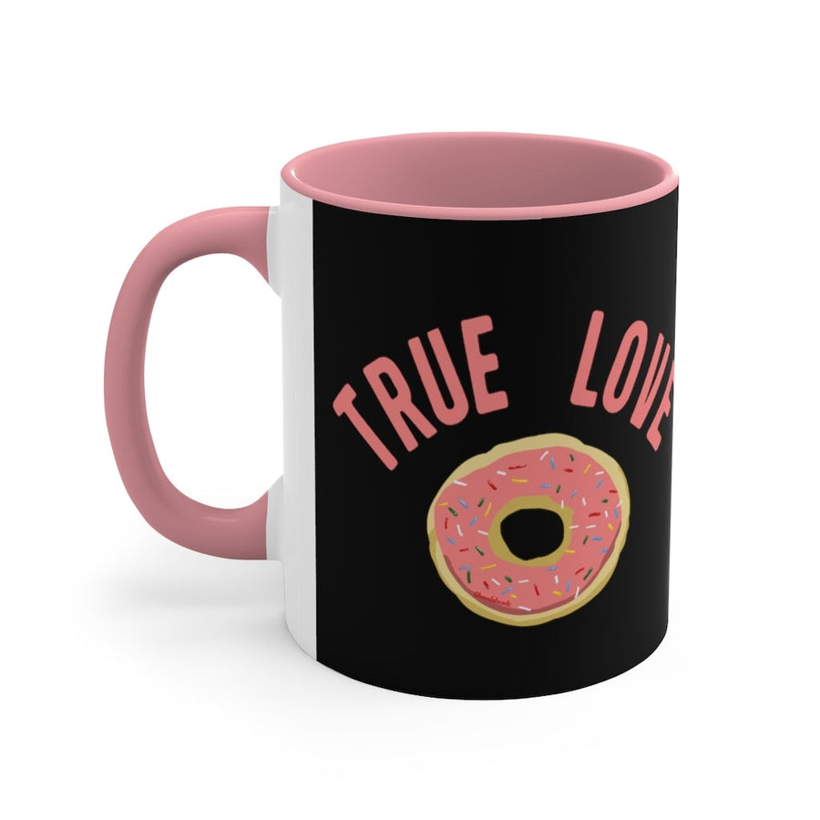 True Love Donut Accent Coffee Mug, 11oz - Chowdaheadz