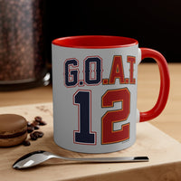 GOAT Split-Personality Accent Coffee Mug, 11oz - Chowdaheadz