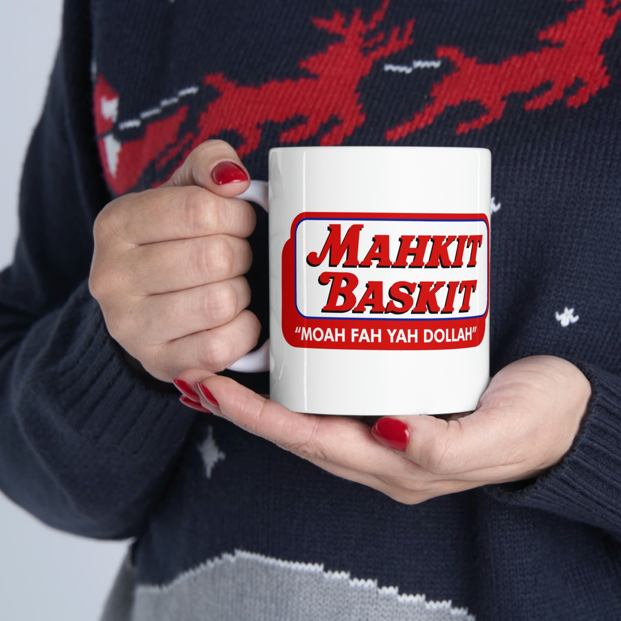 Mahkit Baskit 11oz Coffee Mug - Chowdaheadz