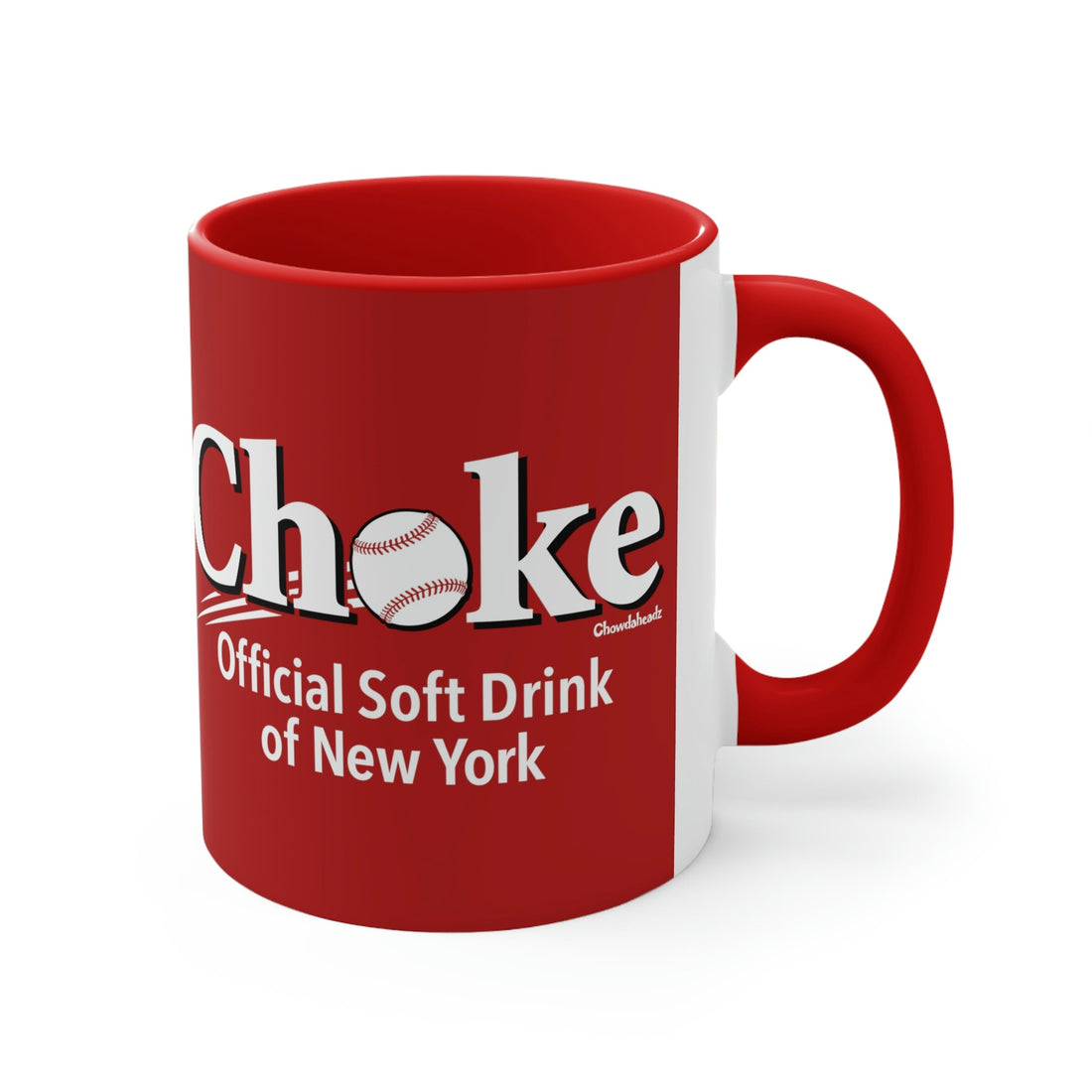 Choke Accent Coffee Mug, 11oz - Chowdaheadz