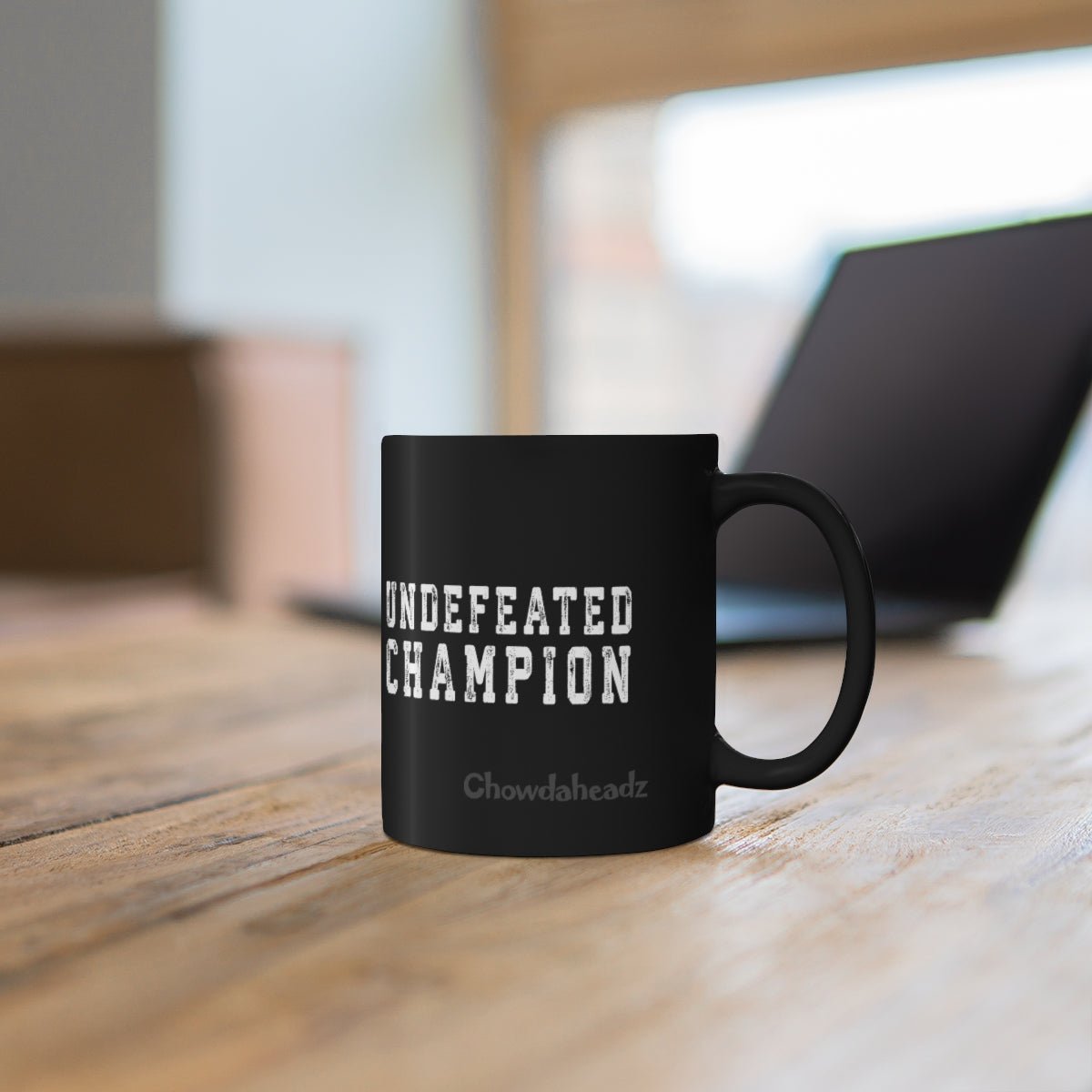 Undefeated Champion 11oz Coffee Mug - Chowdaheadz