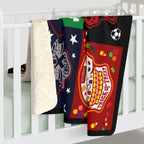 Boston Dead Headz Sherpa Fleece Blanket - Chowdaheadz