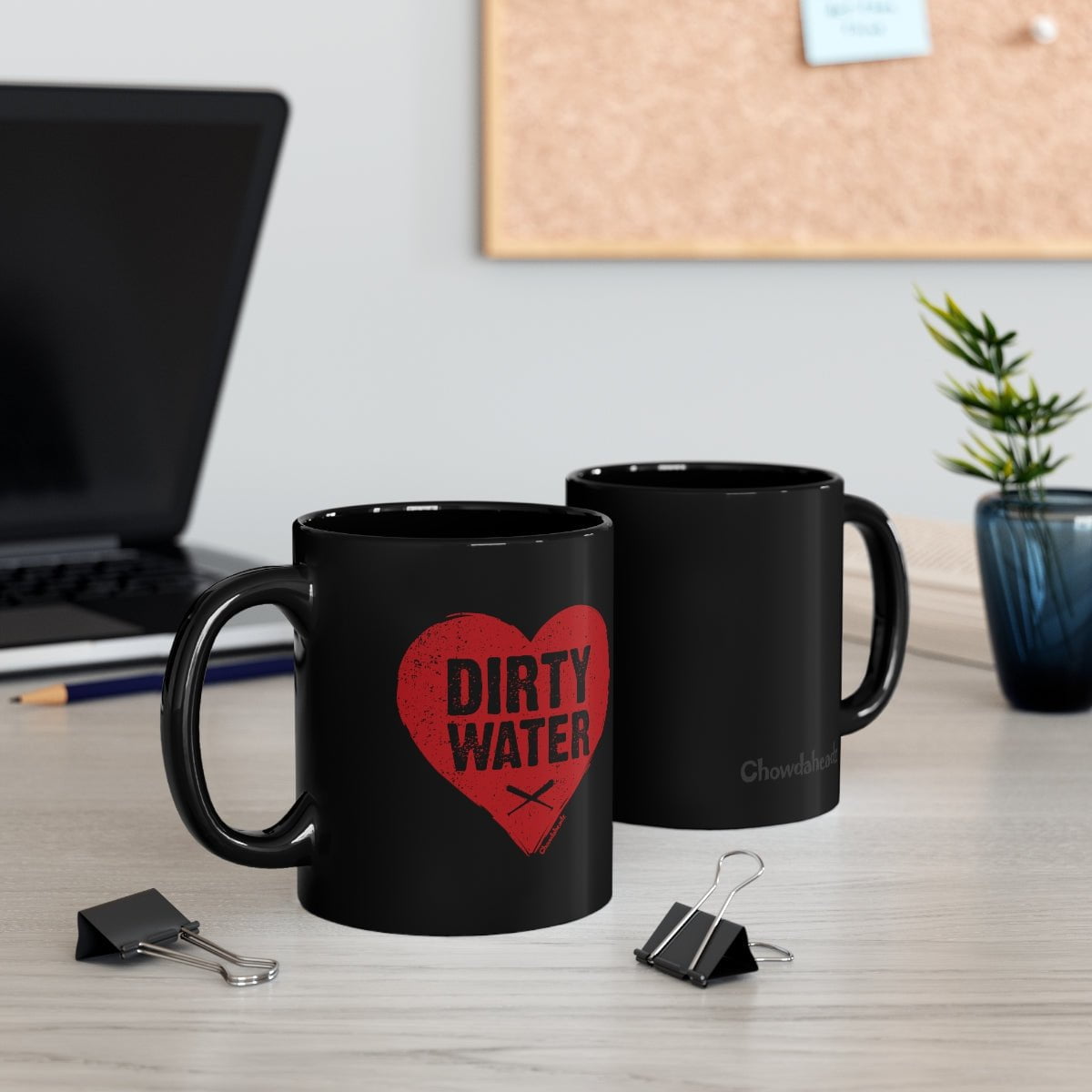 Dirty Water Heart 11oz Coffee Mug - Chowdaheadz