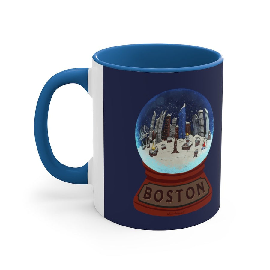 Boston Snow Globe Accent Coffee Mug, 11oz - Chowdaheadz