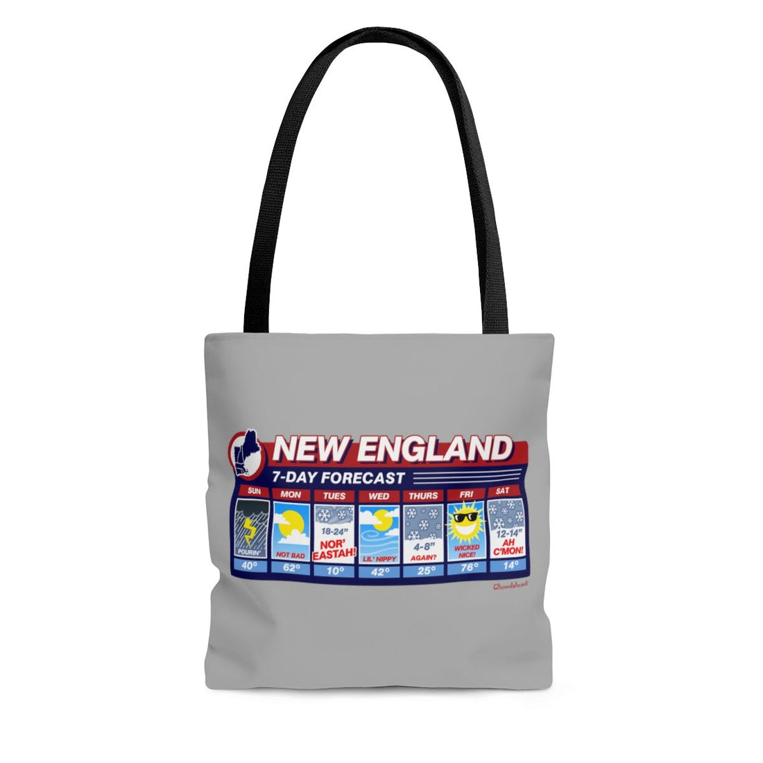 New England Weather Tote Bag - Chowdaheadz