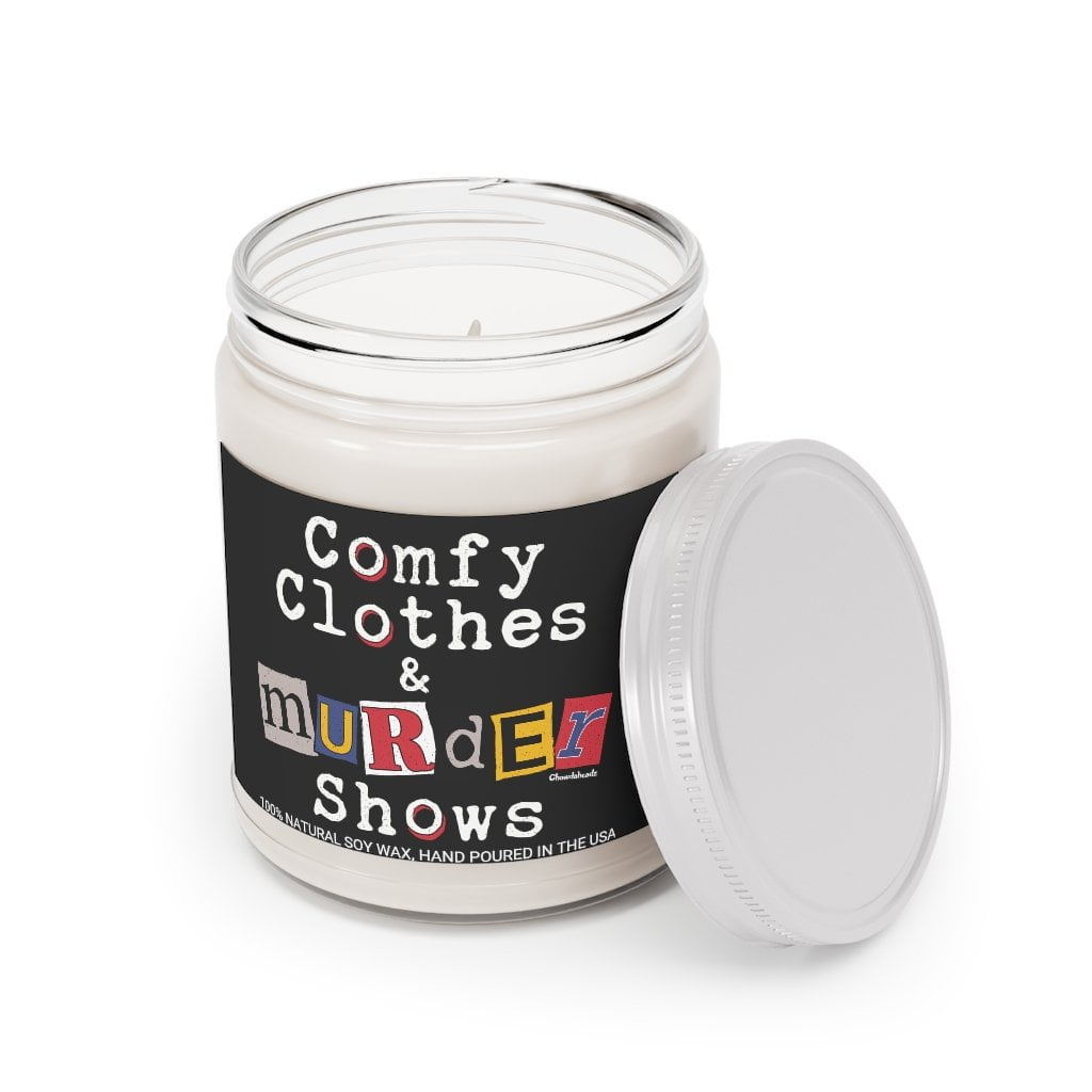Comfy Clothes & Murder Shows 9oz Candle - Chowdaheadz