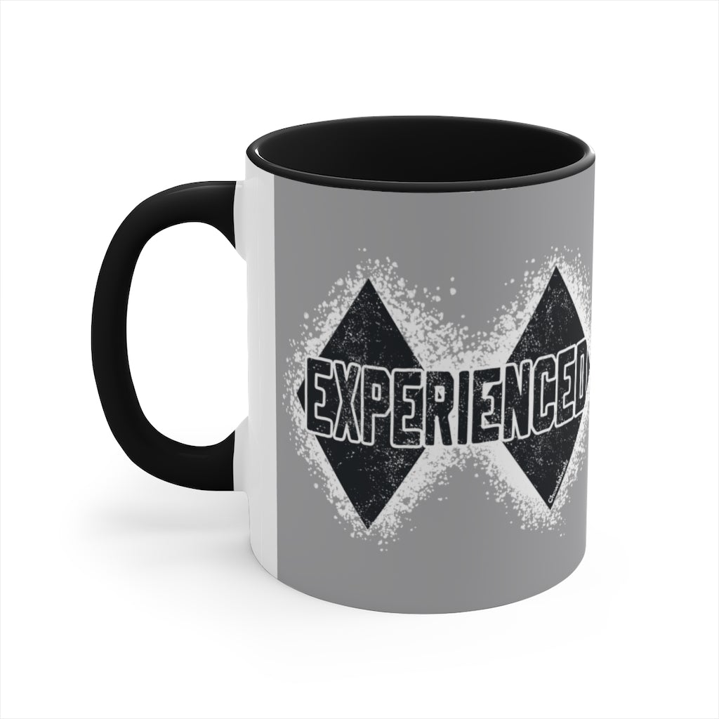 Experienced Double Black Diamond Accent Coffee Mug, 11oz - Chowdaheadz
