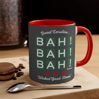Bah! Bah! Bah! Accent Coffee Mug, 11oz - Chowdaheadz