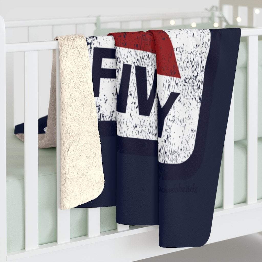 Distressed Fenway Sign Sherpa Fleece Blanket - Chowdaheadz