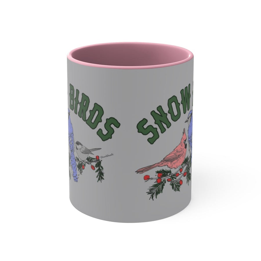 Snow Birds Accent Coffee Mug, 11oz - Chowdaheadz