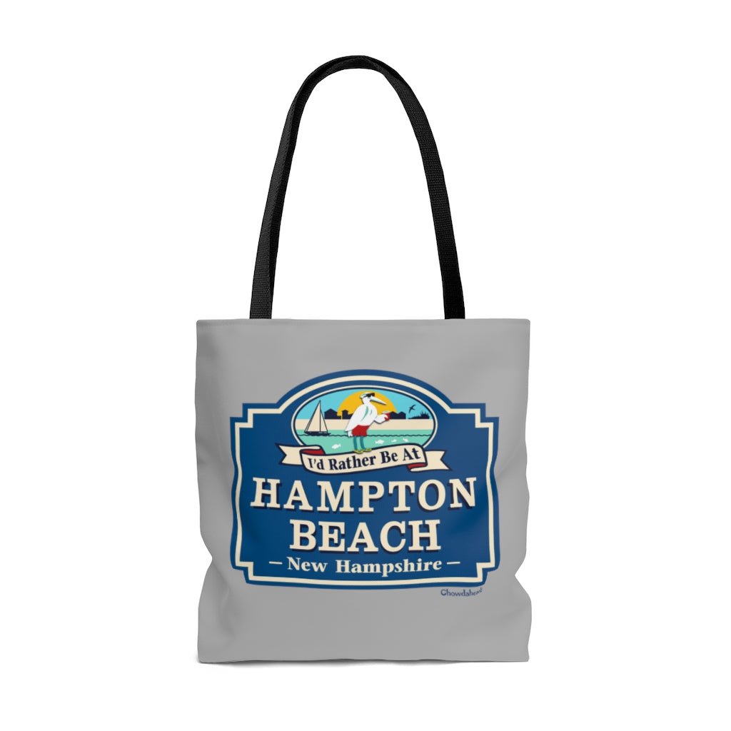 I'd Rather Be At Hampton Beach Tote Bag - Chowdaheadz