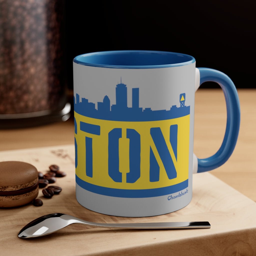 Boston Finish Line Accent Coffee Mug, 11oz - Chowdaheadz
