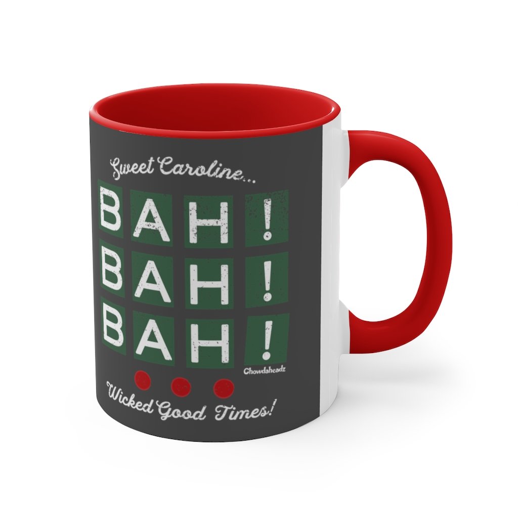 Bah! Bah! Bah! Accent Coffee Mug, 11oz - Chowdaheadz