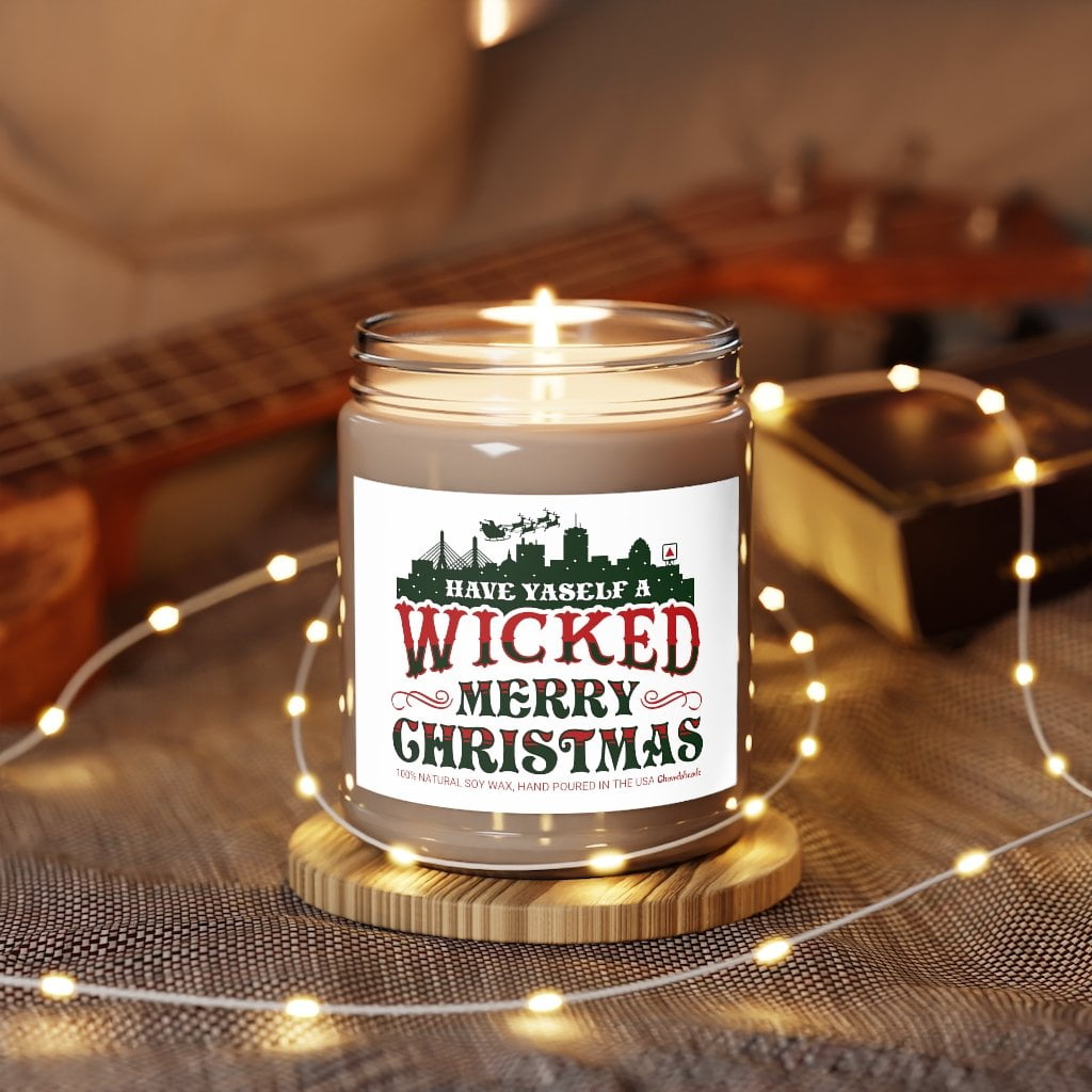 Have Yaself A Wicked Merry Christmas 9oz Candle - Chowdaheadz