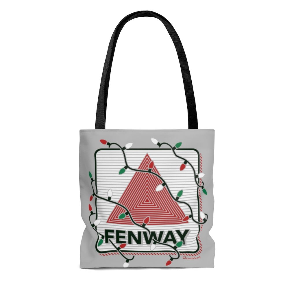Fenway Holiday Lights Tote Bag - Chowdaheadz