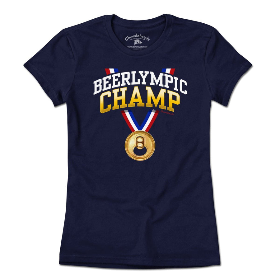 Beerlympic Champ T-Shirt - Chowdaheadz