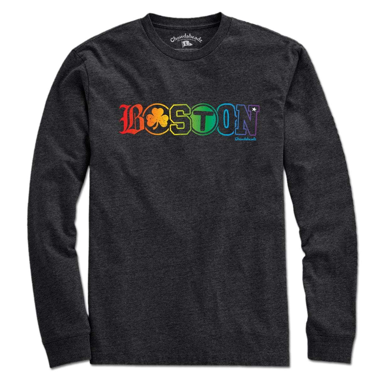 Boston Townie Pride Rainbow T-Shirt - Chowdaheadz