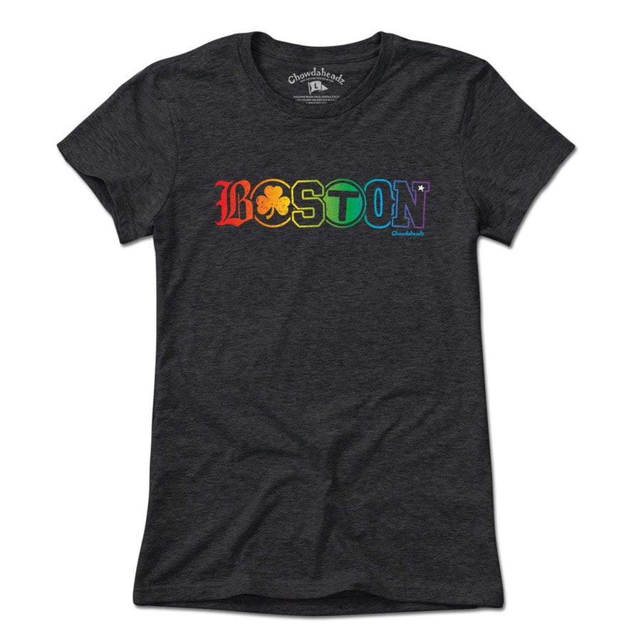 Boston Townie Pride Rainbow T-Shirt - Chowdaheadz
