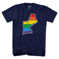 Rainbow New England T-Shirt - Chowdaheadz