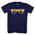 Boston Rainbow Skyline Sunglasses T-Shirt - Chowdaheadz