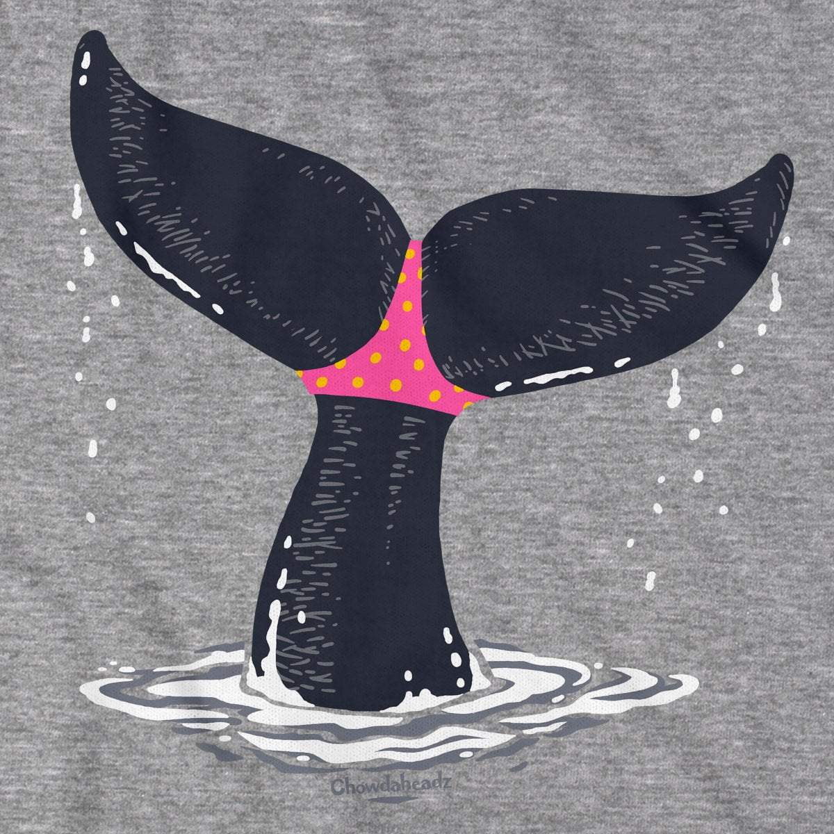 Whale Tail T-Shirt - Chowdaheadz