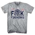 F Fireworks Dog T-Shirt - Chowdaheadz