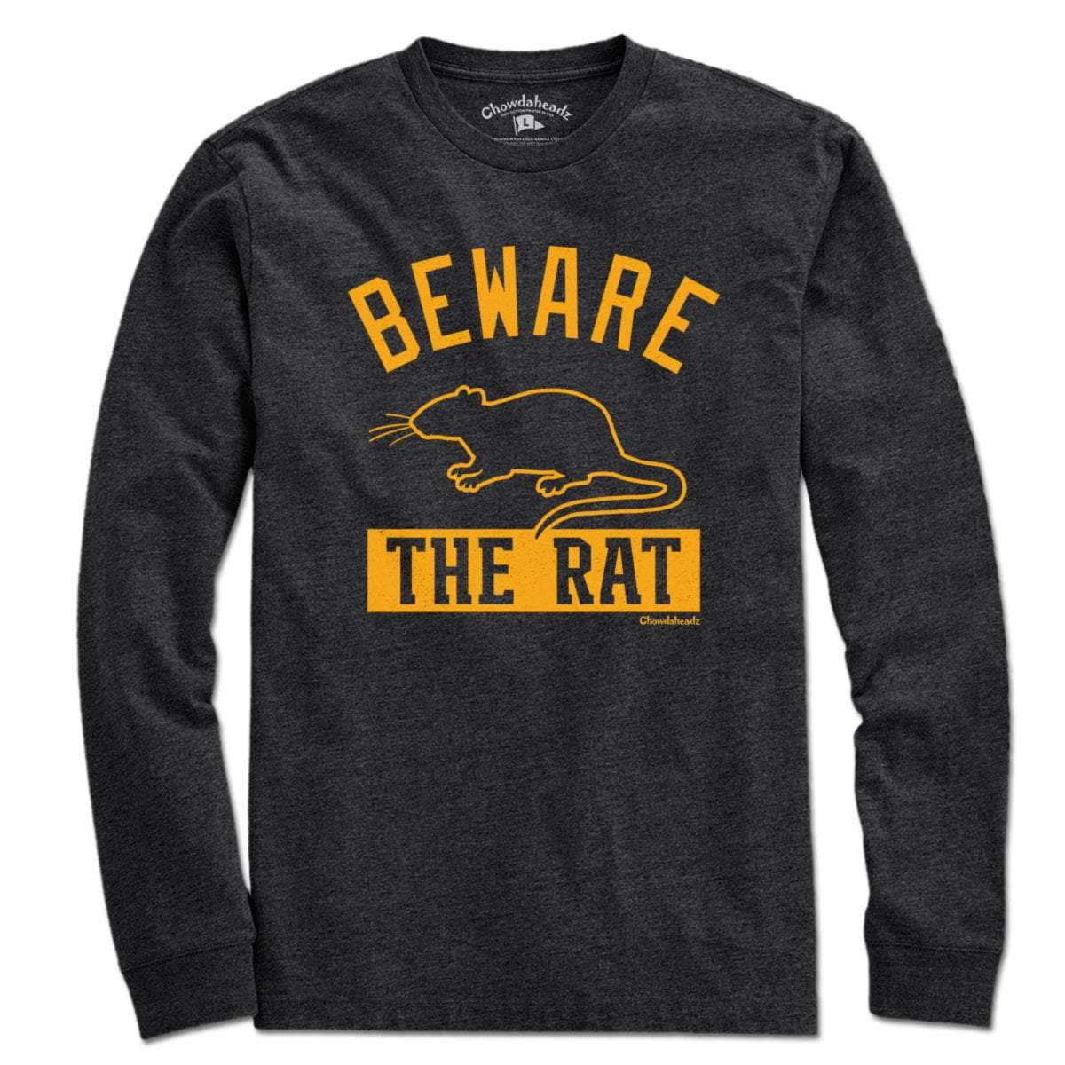 Beware The Rat Boston Hockey T-Shirt - Chowdaheadz