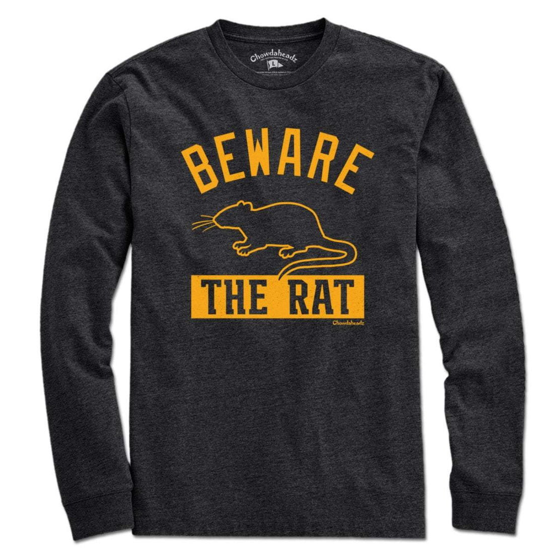 Beware The Rat Boston Hockey T-Shirt - Chowdaheadz