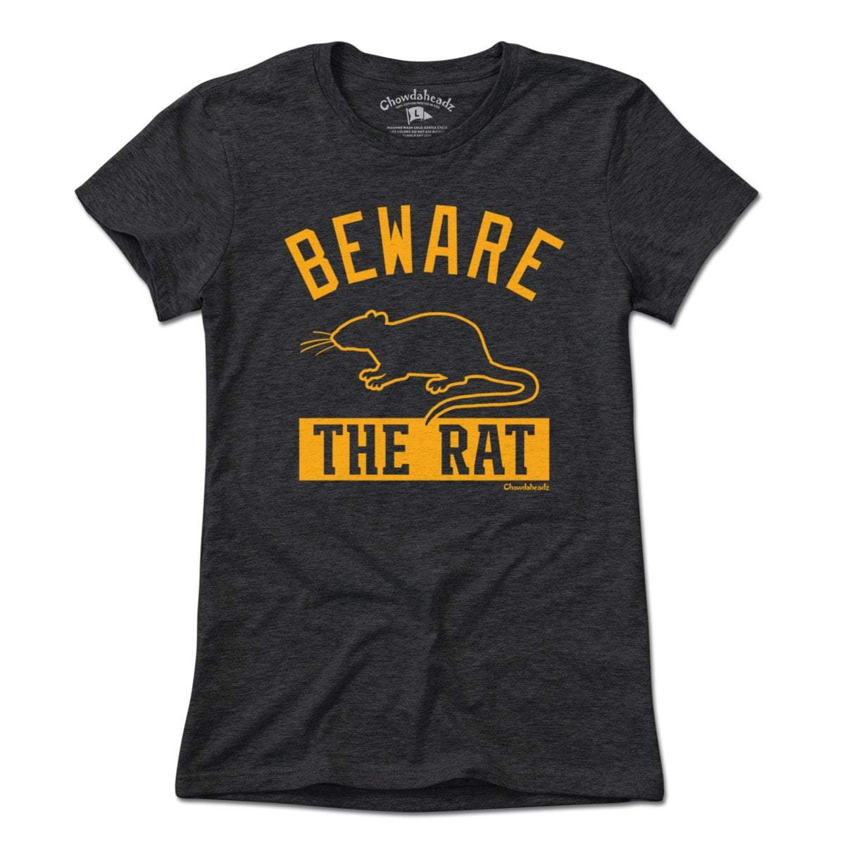 Beware The Rat Boston Hockey T-Shirt - Chowdaheadz