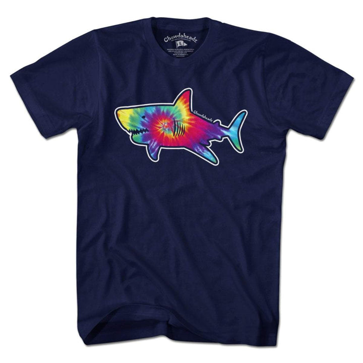 Tie Dye Shark T-Shirt - Chowdaheadz