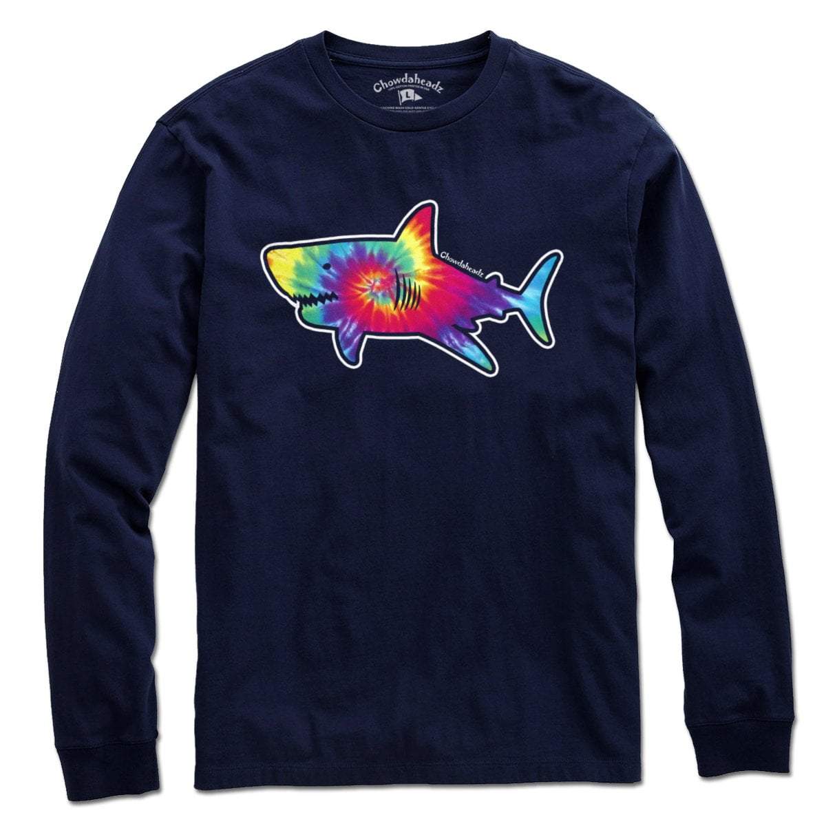 Tie Dye Shark T-Shirt - Chowdaheadz