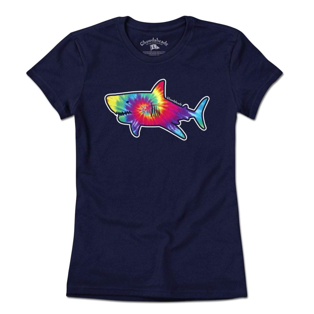 Tie Dye Shark T-Shirt - Chowdaheadz