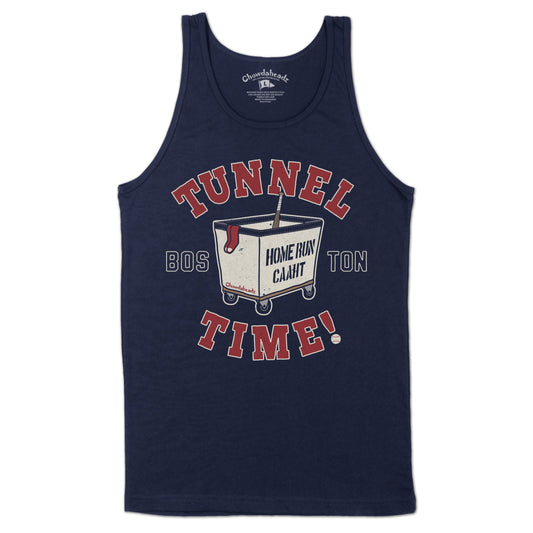 Tunnel Time Boston Baseball Men's Tank Top - Chowdaheadz