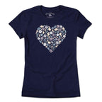 Seashell Heart T-Shirt - Chowdaheadz