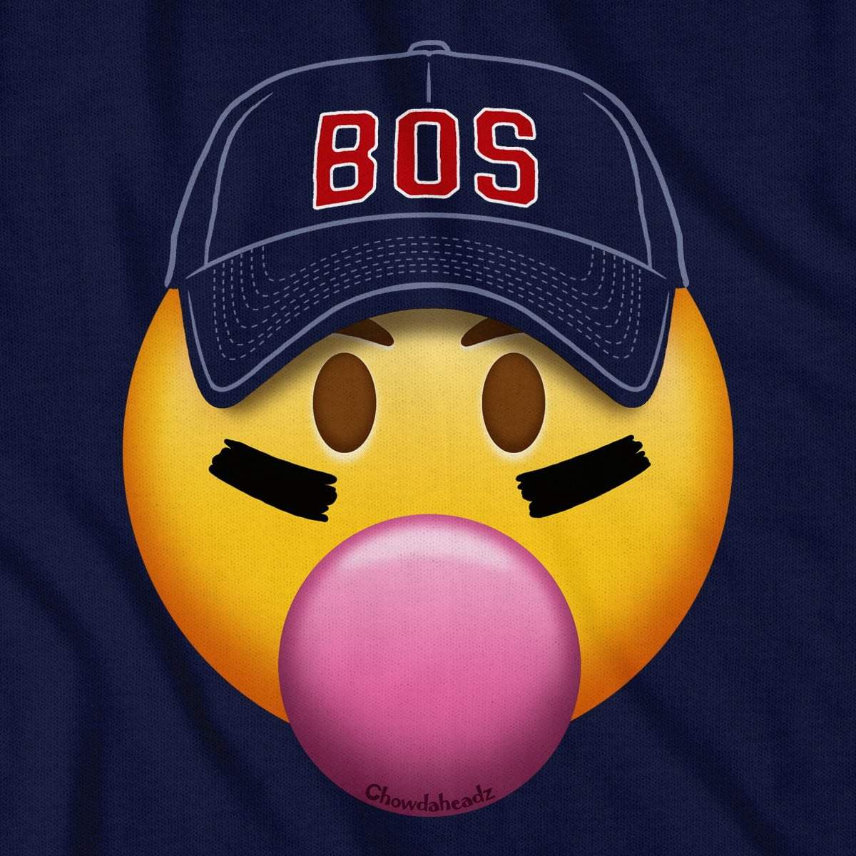 Boston Ballplayer Emoji T-Shirt - Chowdaheadz