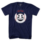 Boston Smiley Baseball Face T-Shirt - Chowdaheadz