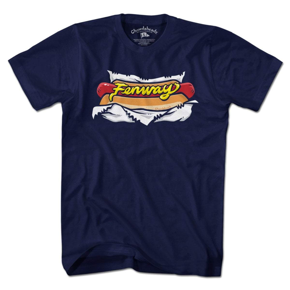 Fenway Hot Dog T-Shirt - Chowdaheadz