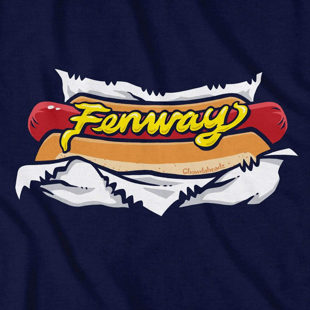 Fenway Hot Dog T-Shirt - Chowdaheadz