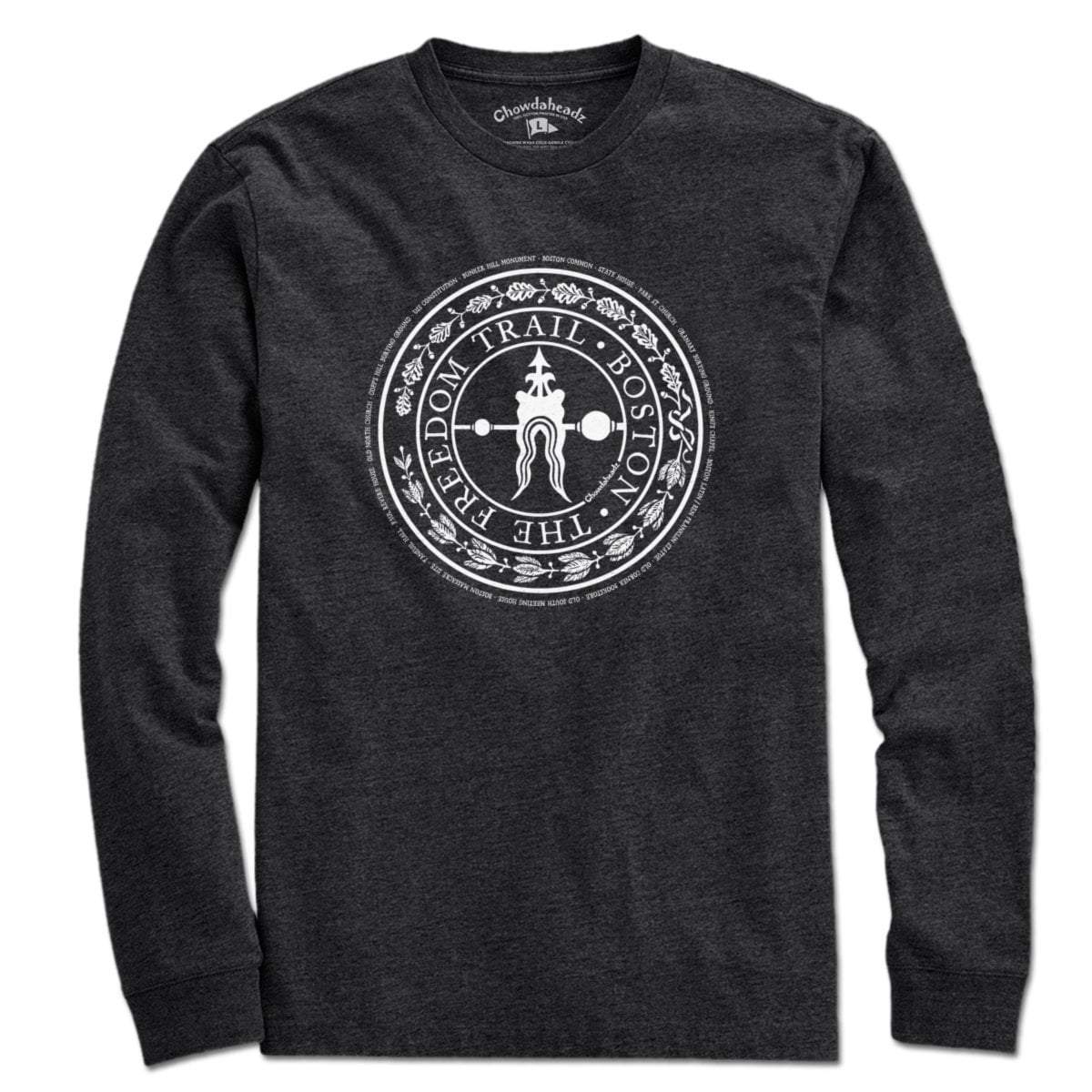 Boston Freedom Trail Marker T-Shirt - Chowdaheadz
