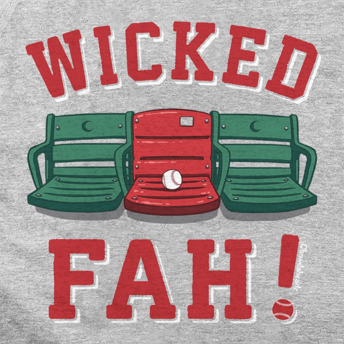 Wicked Fah Red Seat Hoodie - Chowdaheadz