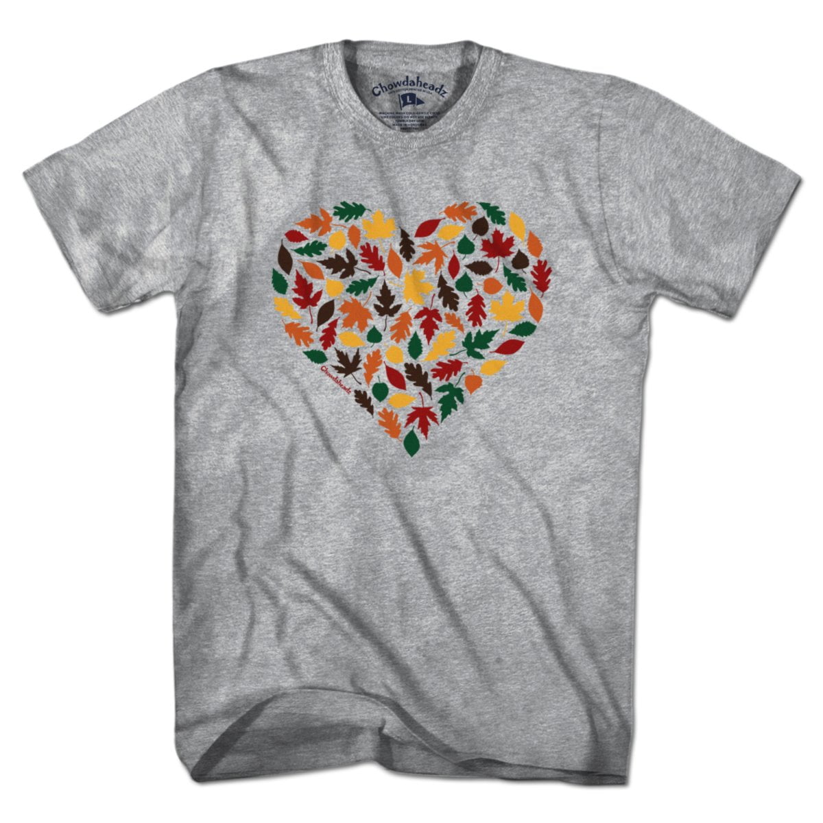 Fall Leaves Heart T-Shirt - Chowdaheadz