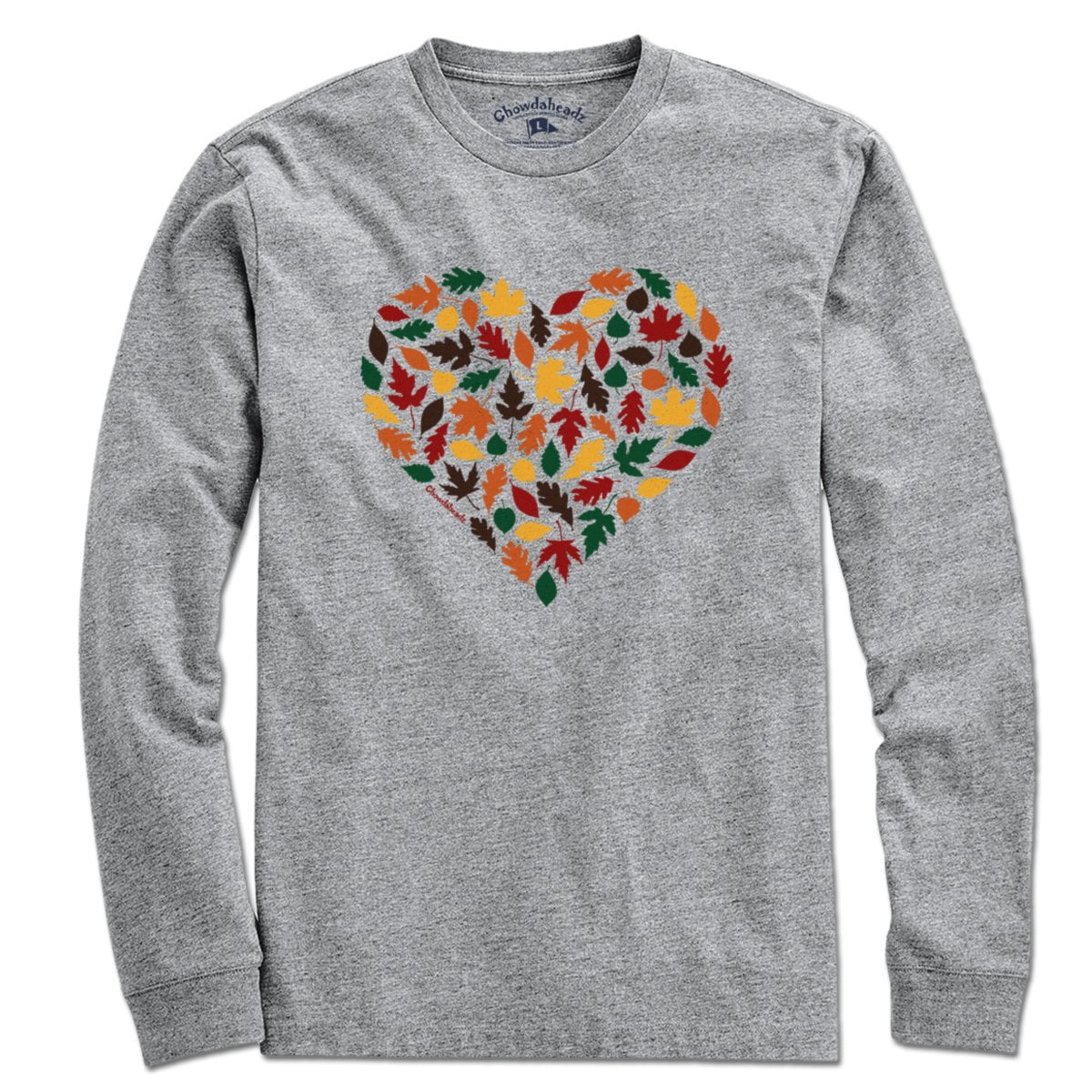 Fall Leaves Heart T-Shirt - Chowdaheadz