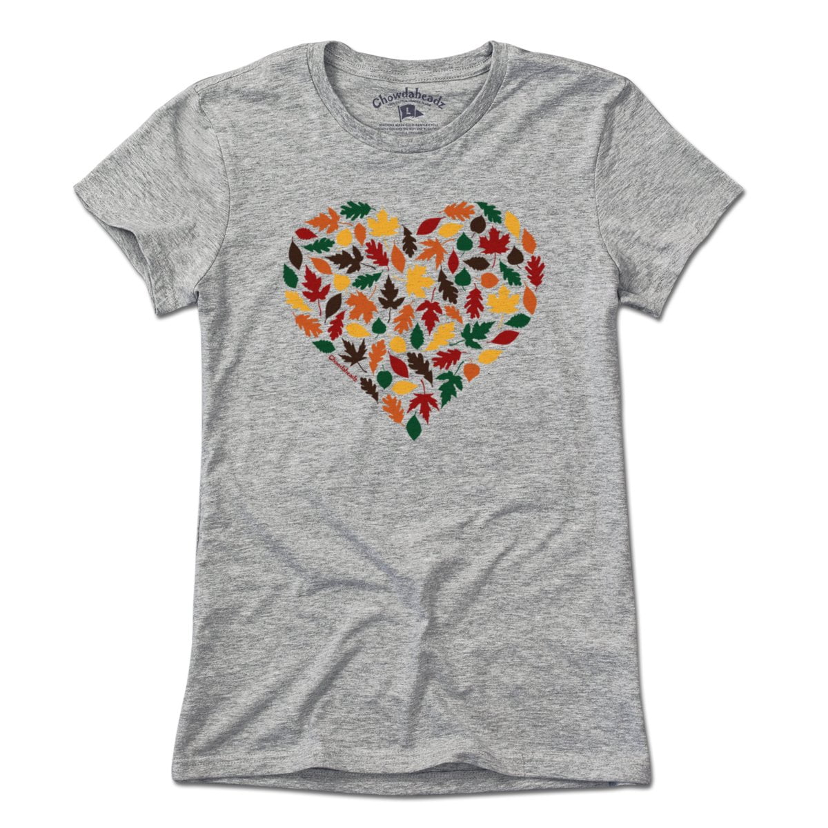 Fall Leaves Heart T-Shirt - Chowdaheadz