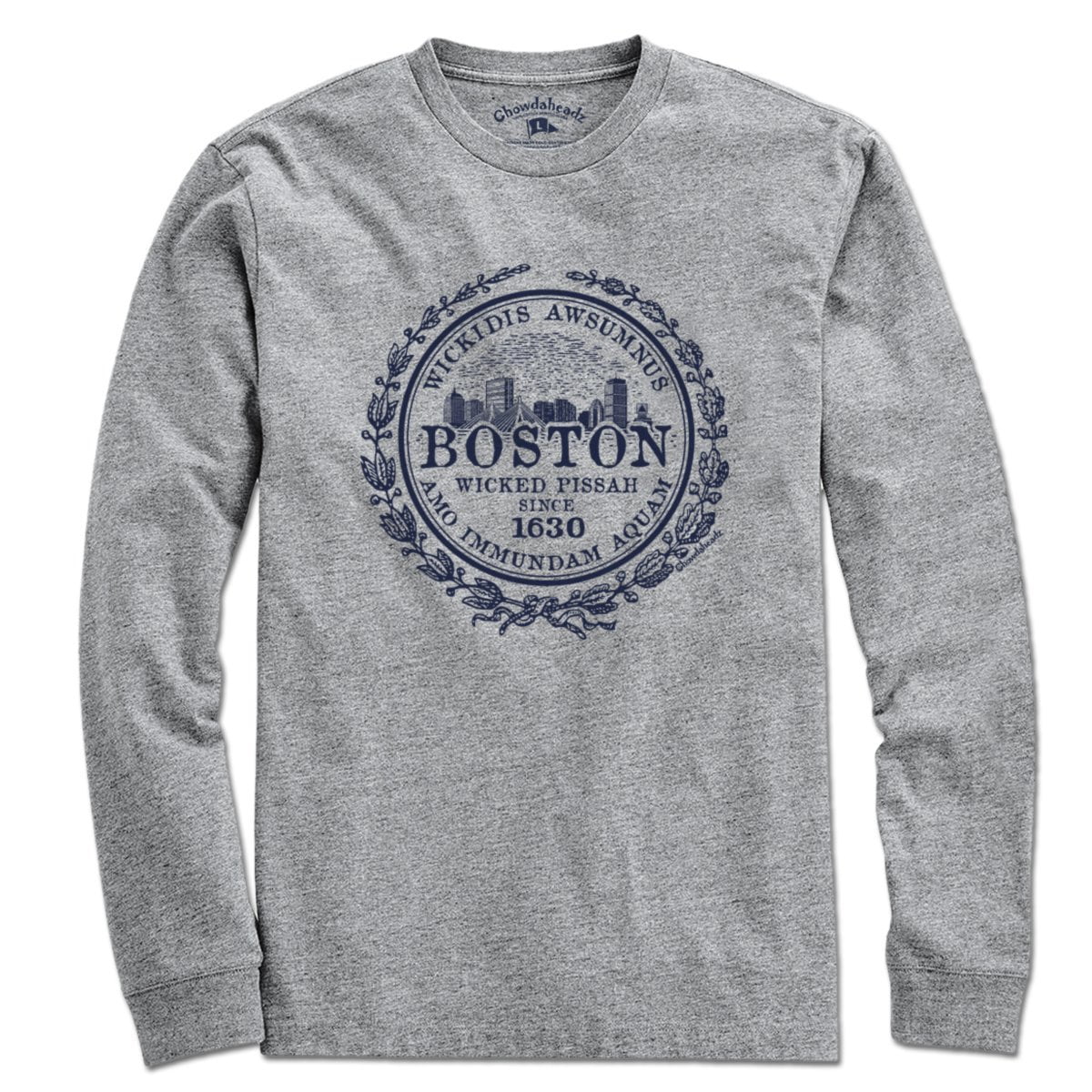Boston City Seal T-Shirt - Chowdaheadz